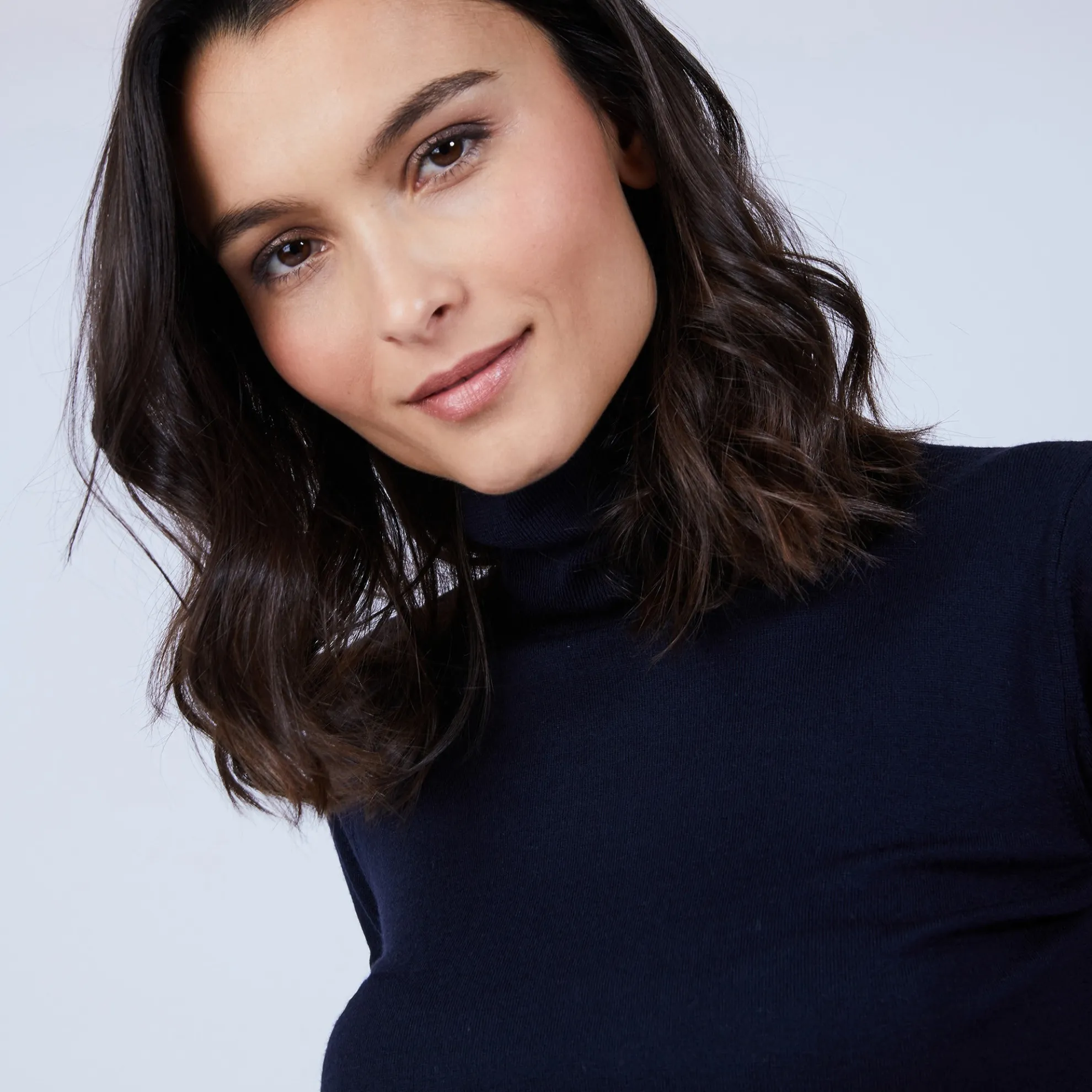 Maison Montagut Pull Col Roule En Laine Merinos - Bea>Femme Pulls