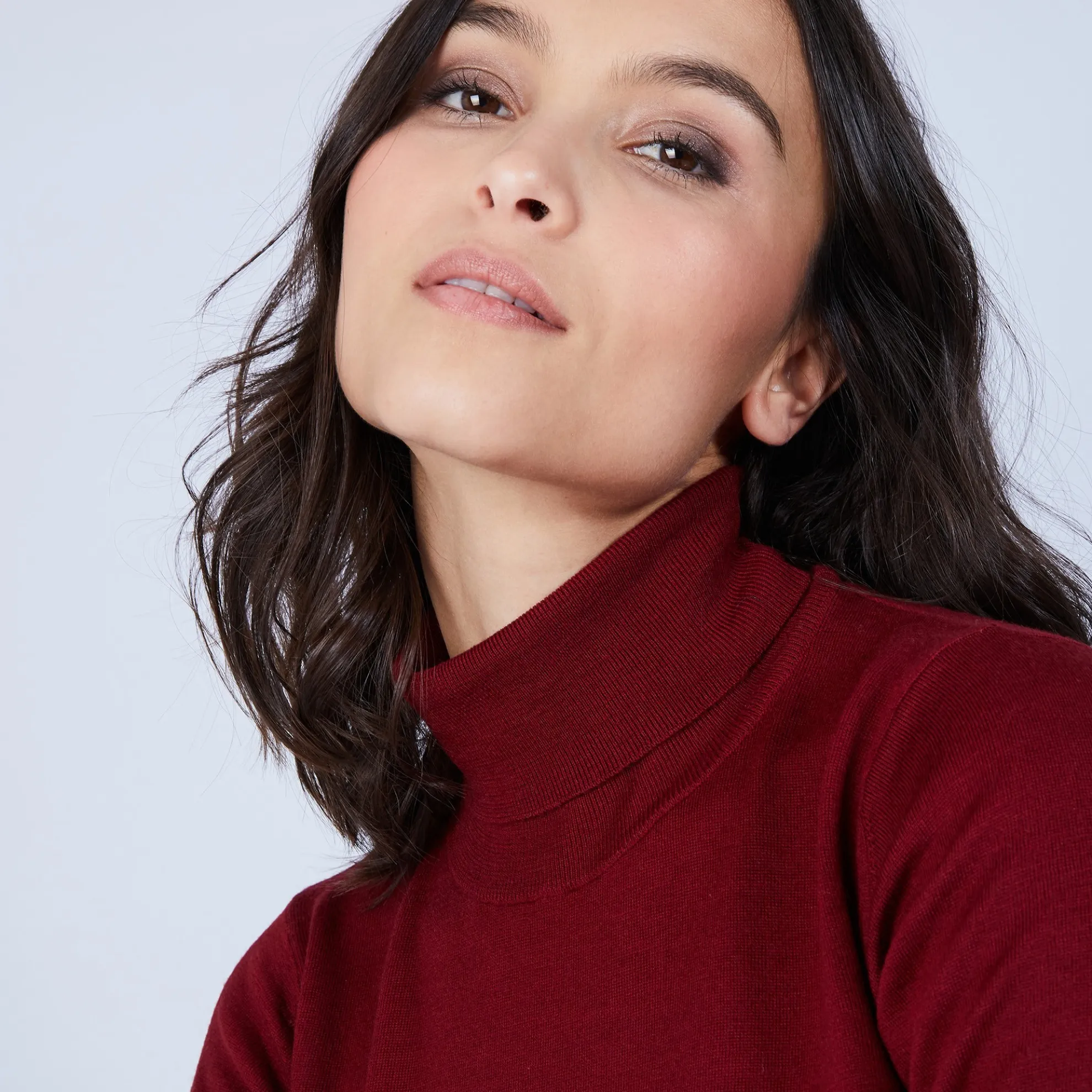 Maison Montagut Pull Col Roule En Laine Merinos - Bea>Femme Pulls