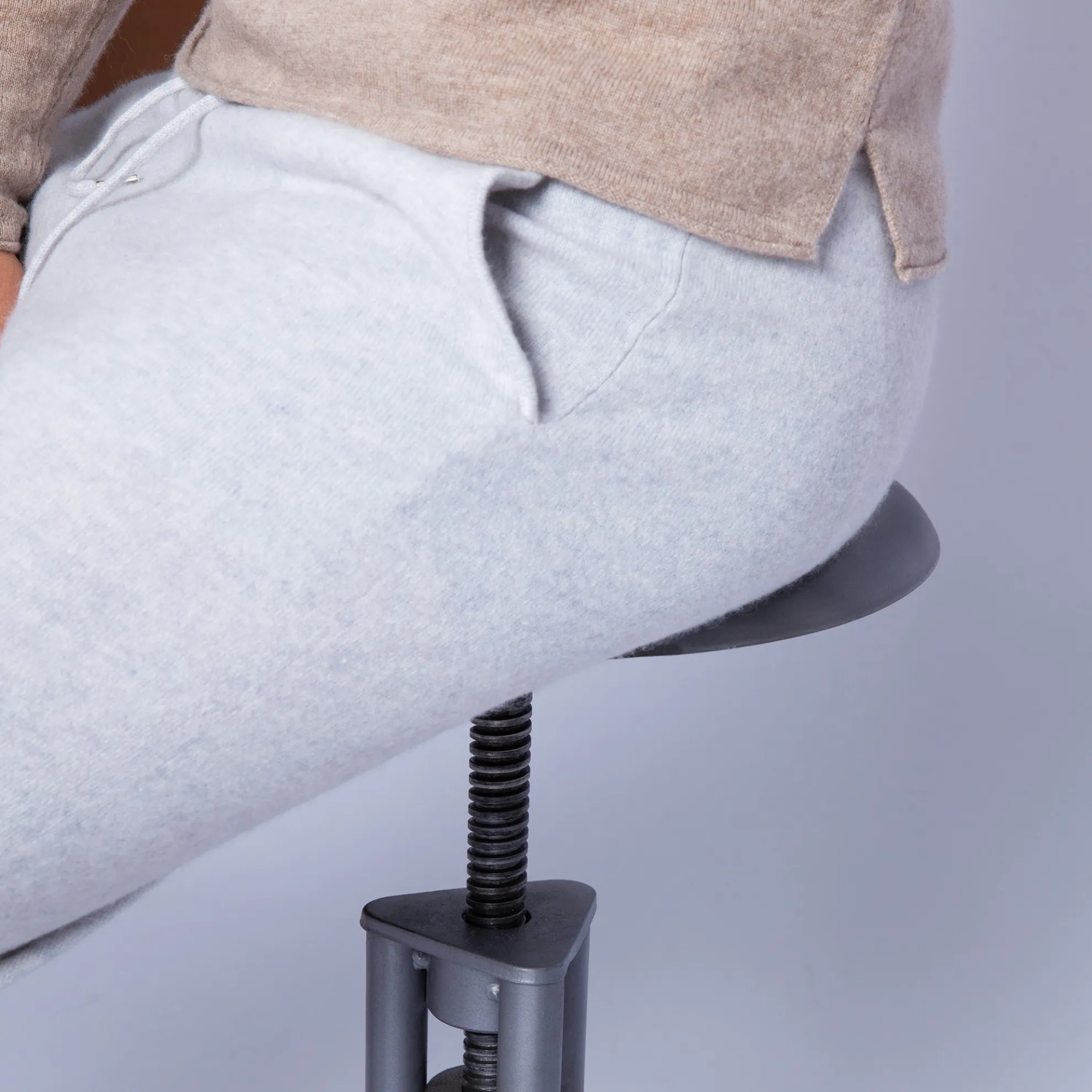 Maison Montagut Pull Col Tunisien En Cachemire - Olivier>Homme Pulls