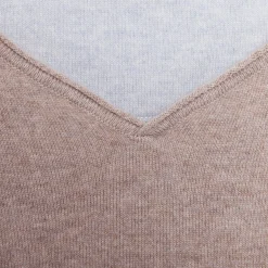 Maison Montagut Pull Col Tunisien En Cachemire - Olivier><noscript><img width=