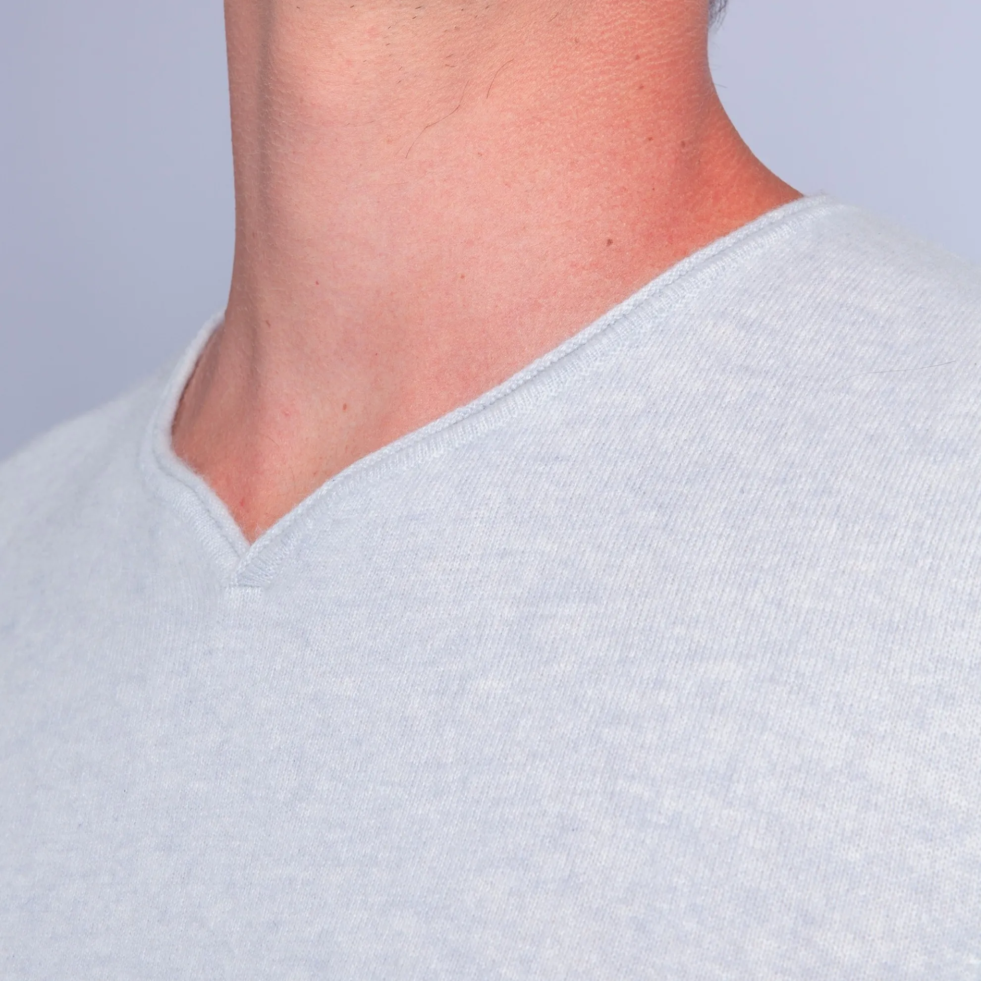 Maison Montagut Pull Col Tunisien En Cachemire - Olivier>Homme Pulls