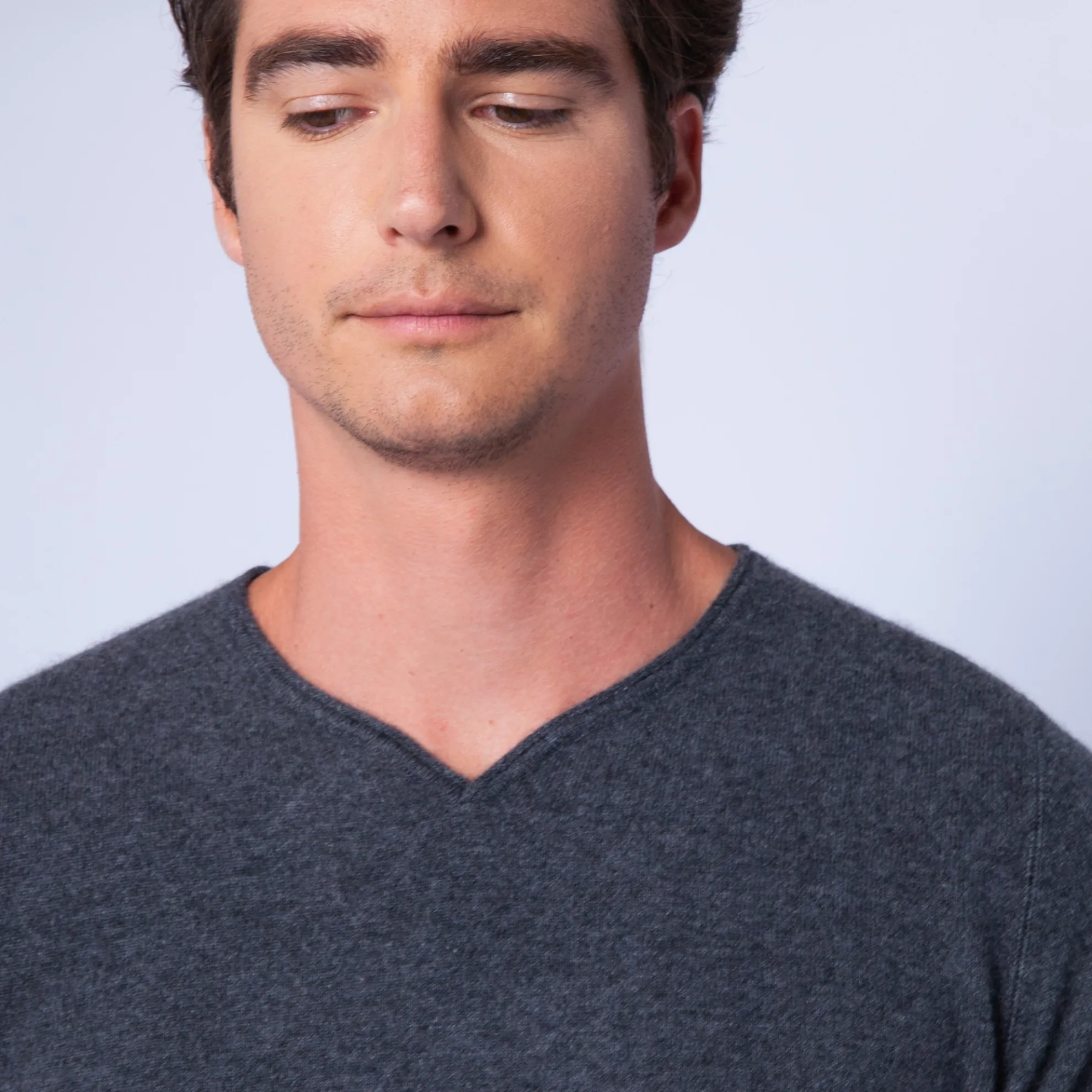 Maison Montagut Pull Col Tunisien En Cachemire - Olivier>Homme Pulls