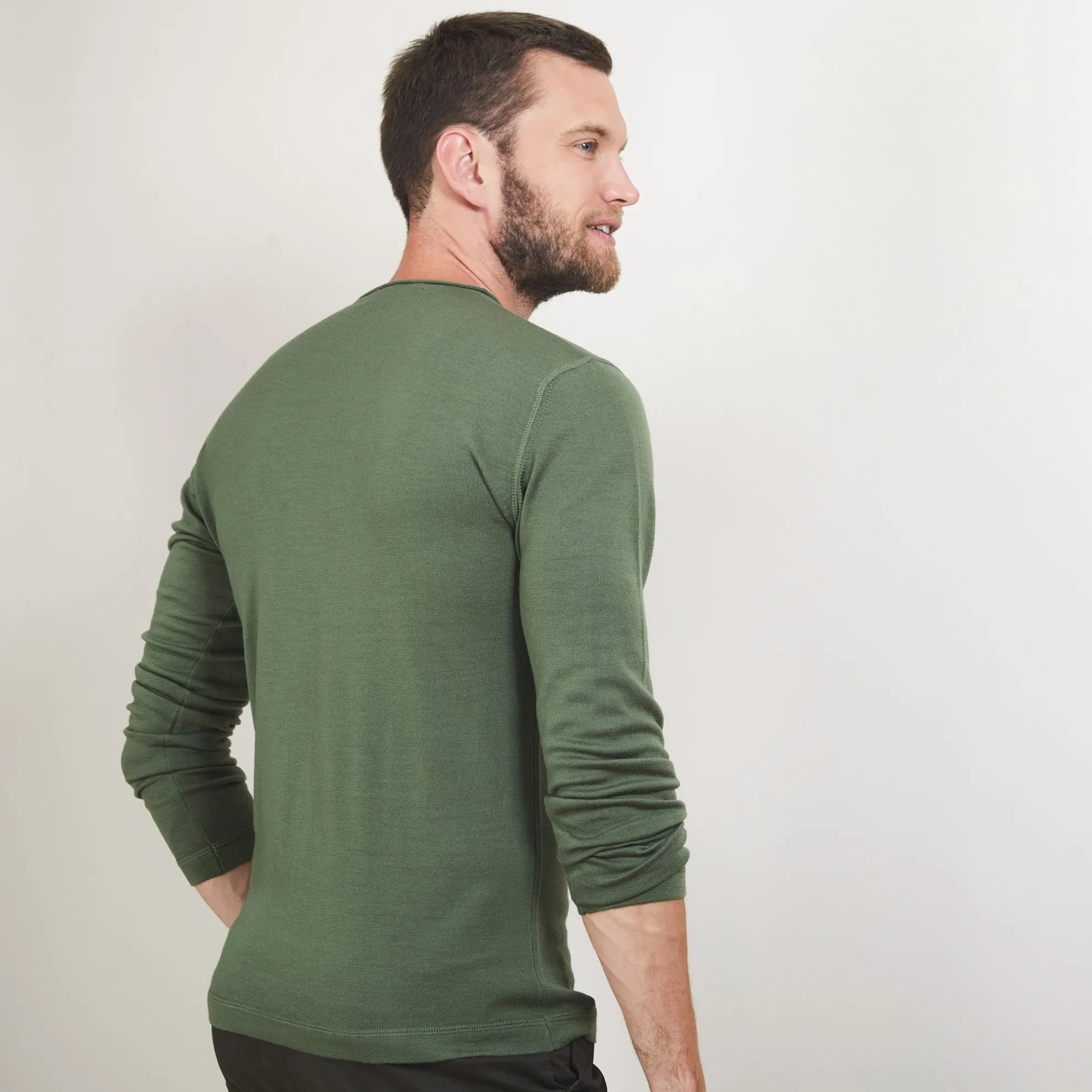 Maison Montagut Pull Col Tunisien En Laine - Bono>Homme Pulls
