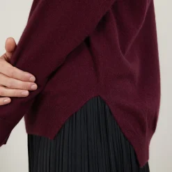 Maison Montagut Pull Col V A Fentes En Cachemire - Barnabe><noscript><img width=