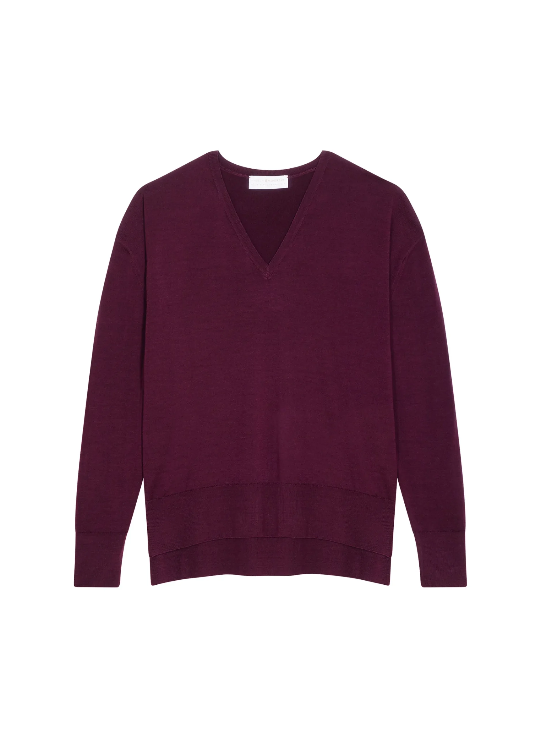 Maison Montagut Pull Col V A Fentes En Laine Merinos - Aurora>Femme Pulls
