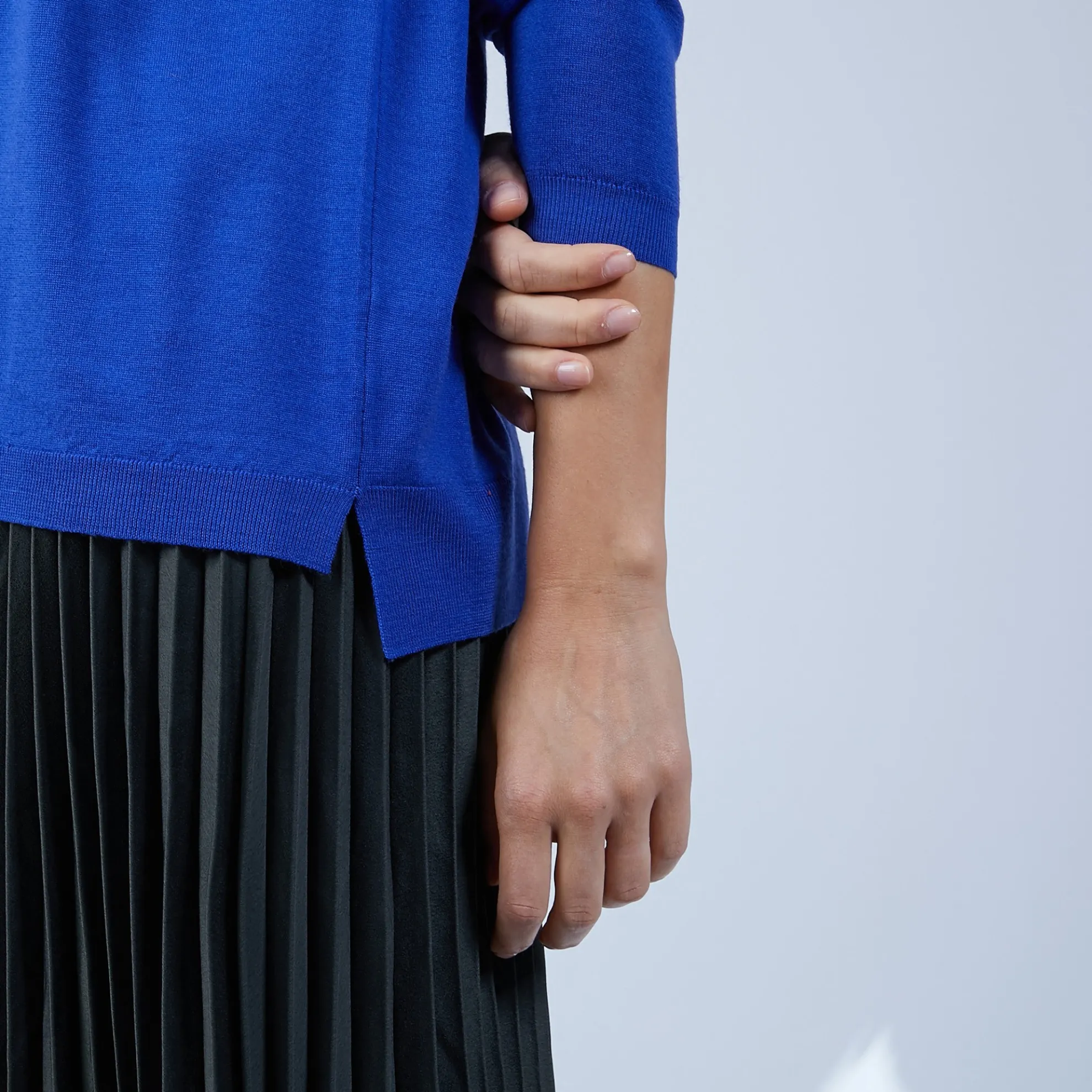 Maison Montagut Pull Col V Avec Fentes En Laine Merinos - Bernice>Femme Pulls