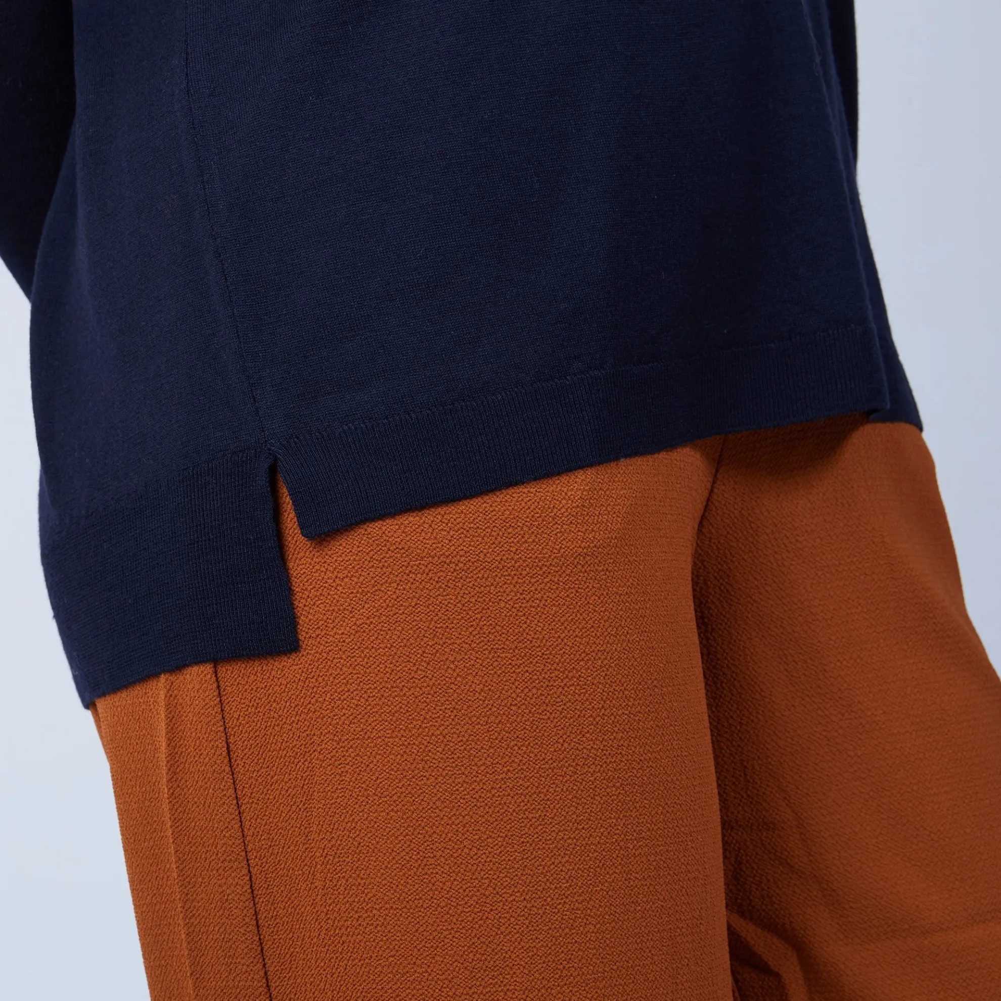 Maison Montagut Pull Col V Avec Fentes En Laine Merinos - Bernice>Femme Pulls