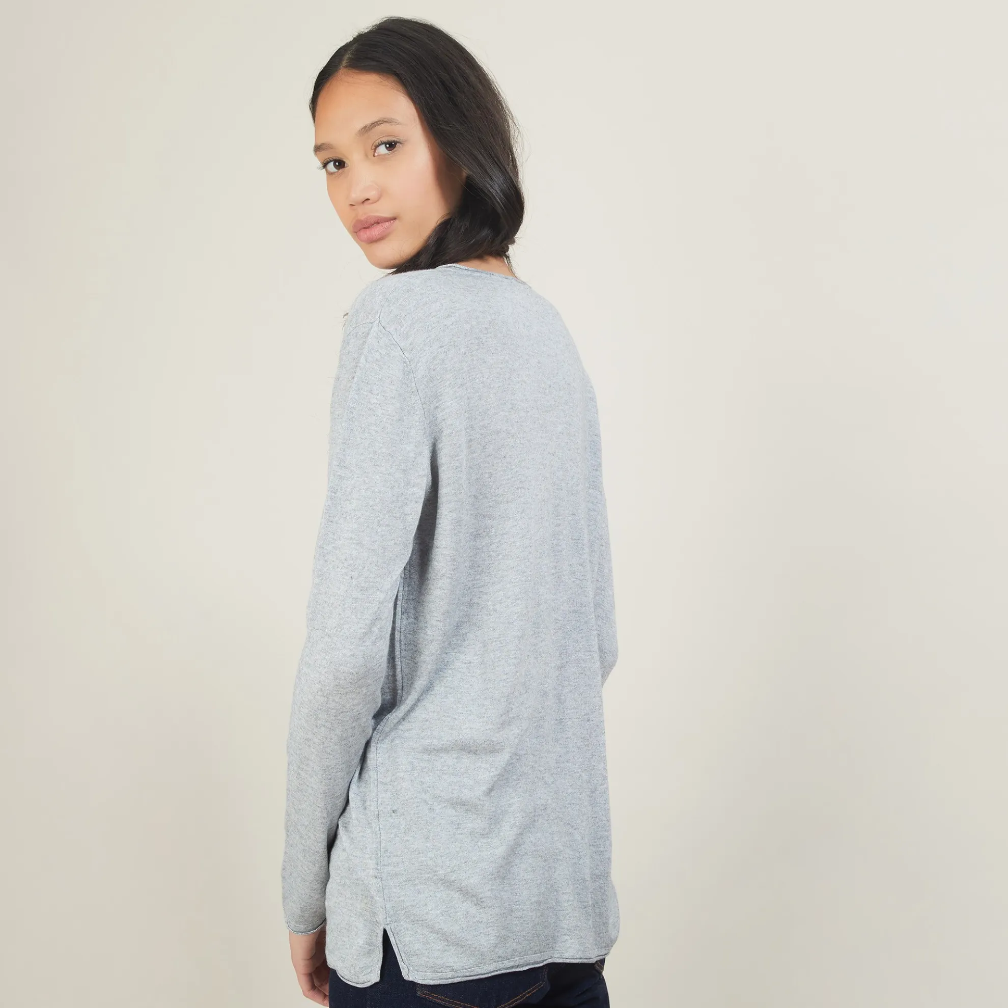 Maison Montagut Pull Col V En Bambou Cachemire - Barbara>Femme Pulls