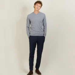 Maison Montagut Pull Col V En Cachemire - Benjamin><noscript><img width=