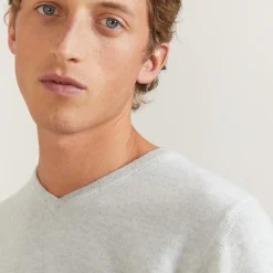 Maison Montagut Pull Col V En Cachemire - Benjamin><noscript><img width=