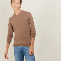 Maison Montagut Pull Col V En Cachemire - Benjamin><noscript><img width=