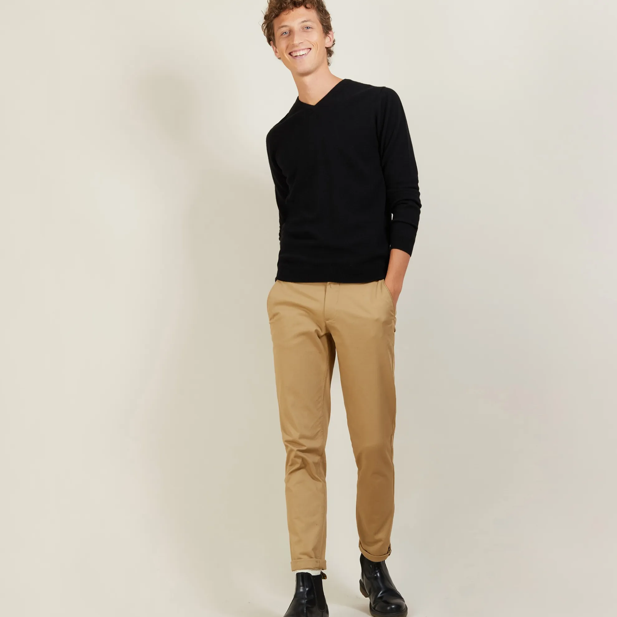 Maison Montagut Pull Col V En Cachemire - Benjamin>Homme Pulls