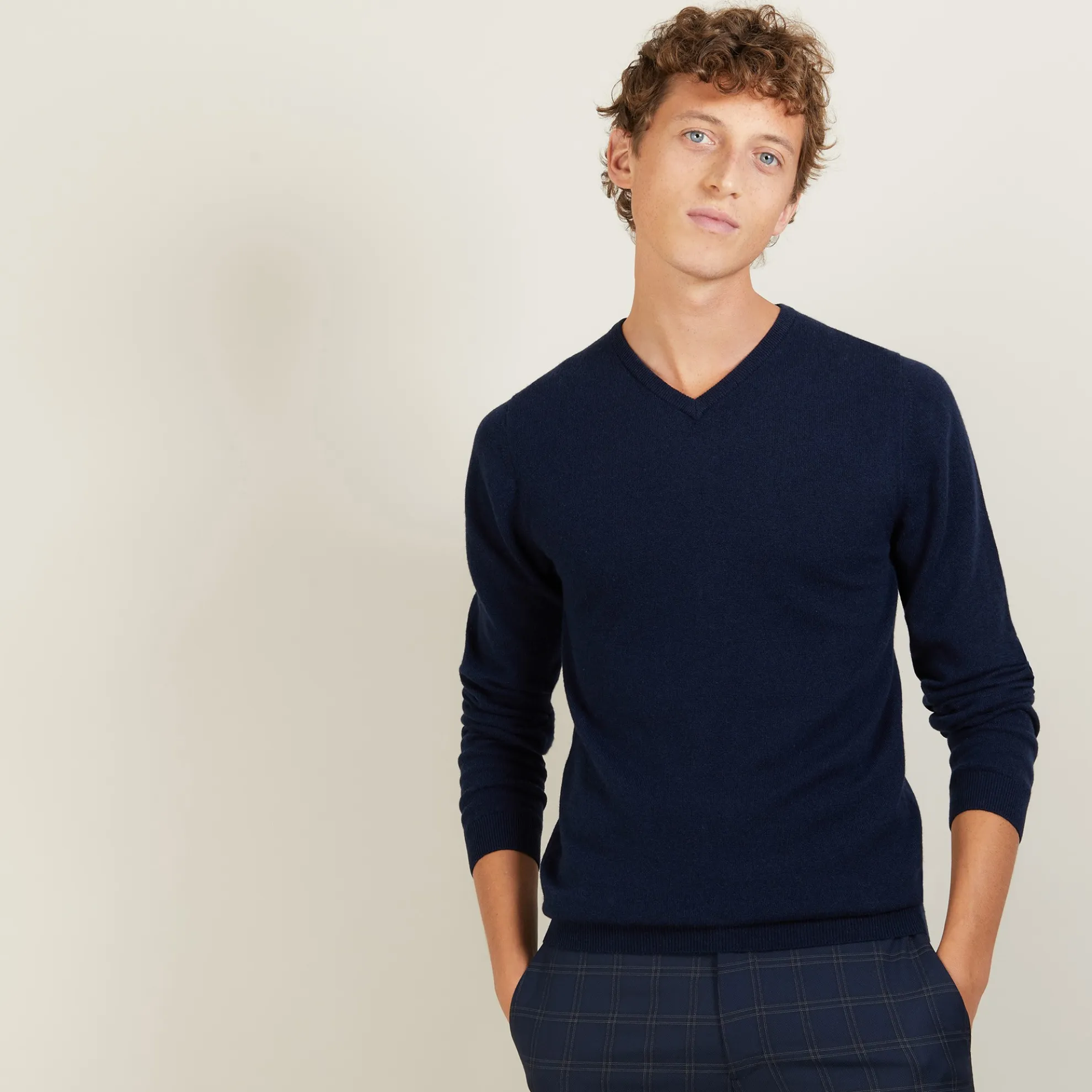 Maison Montagut Pull Col V En Cachemire - Benjamin>Homme Pulls