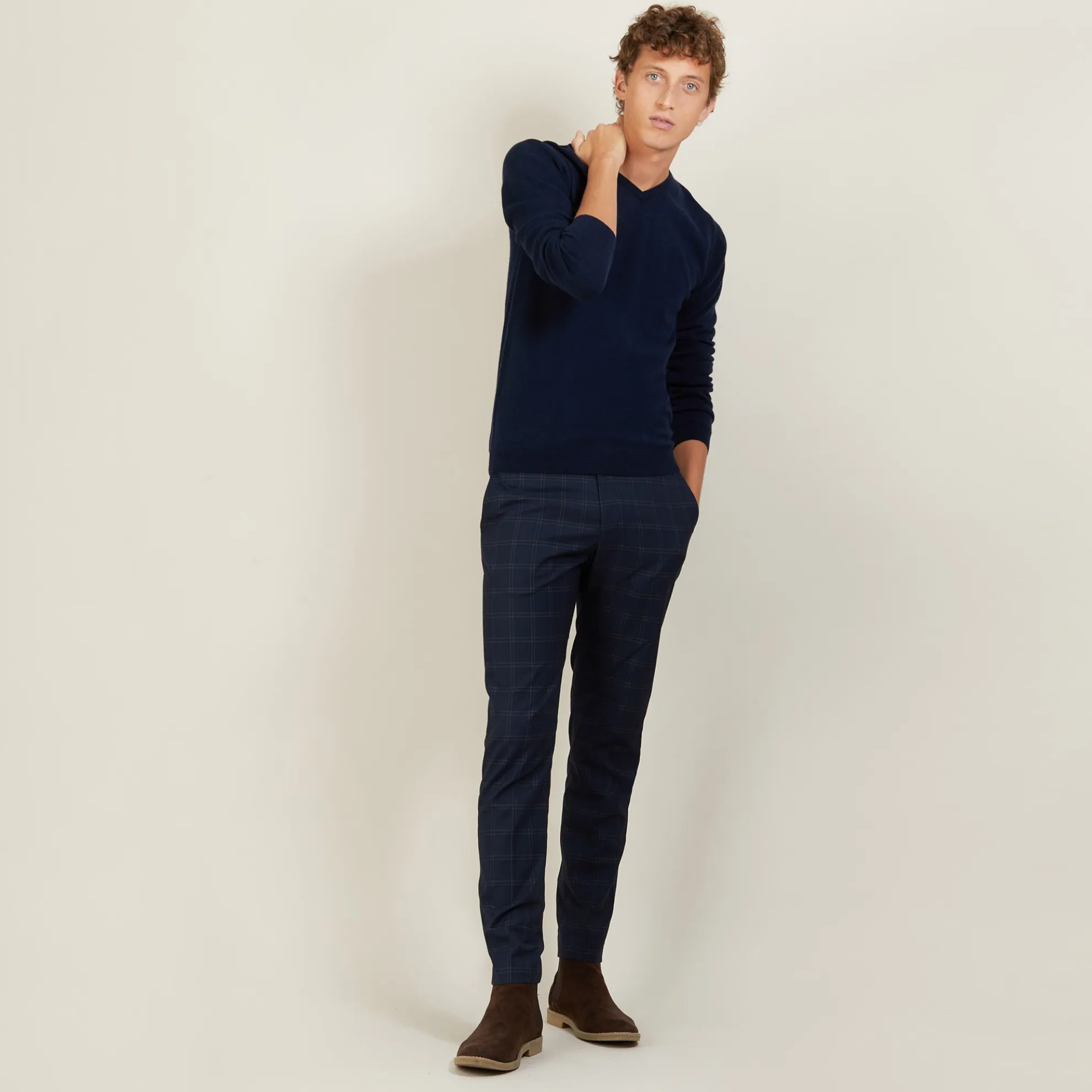 Maison Montagut Pull Col V En Cachemire - Benjamin>Homme Pulls