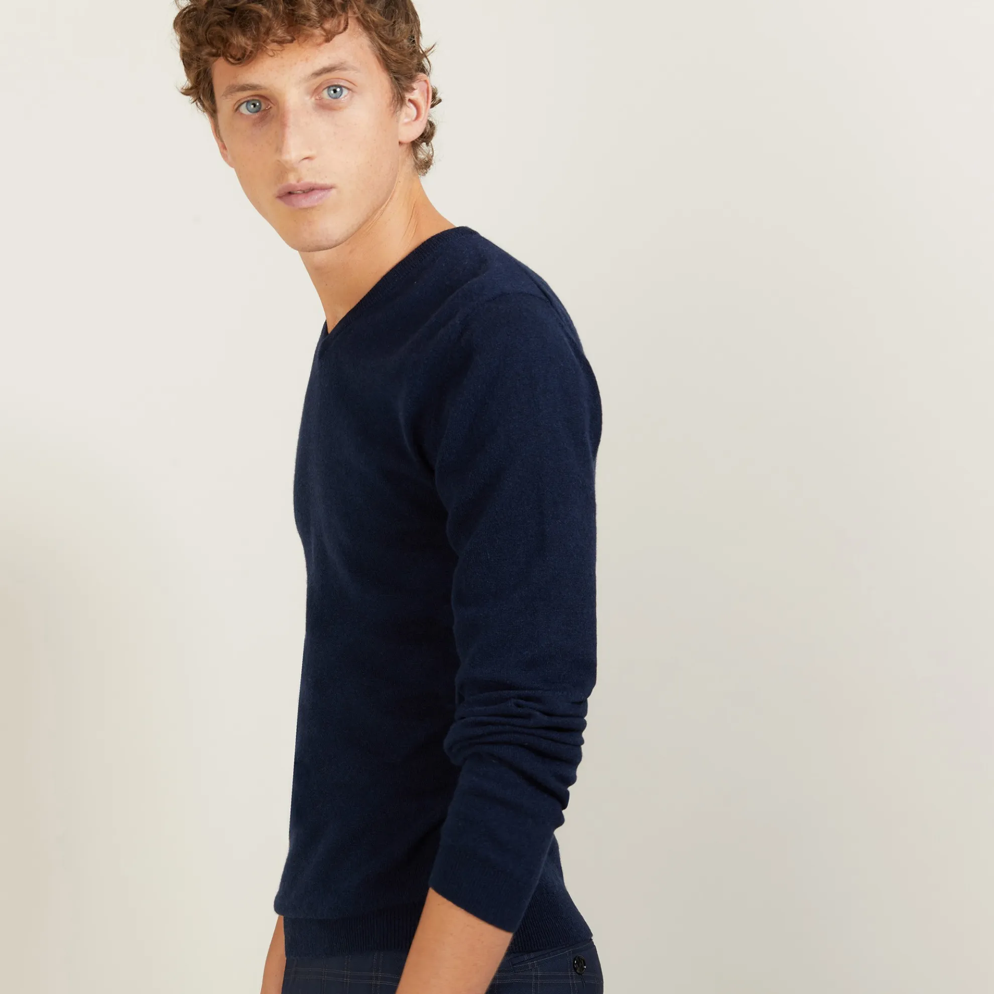 Maison Montagut Pull Col V En Cachemire - Benjamin>Homme Pulls