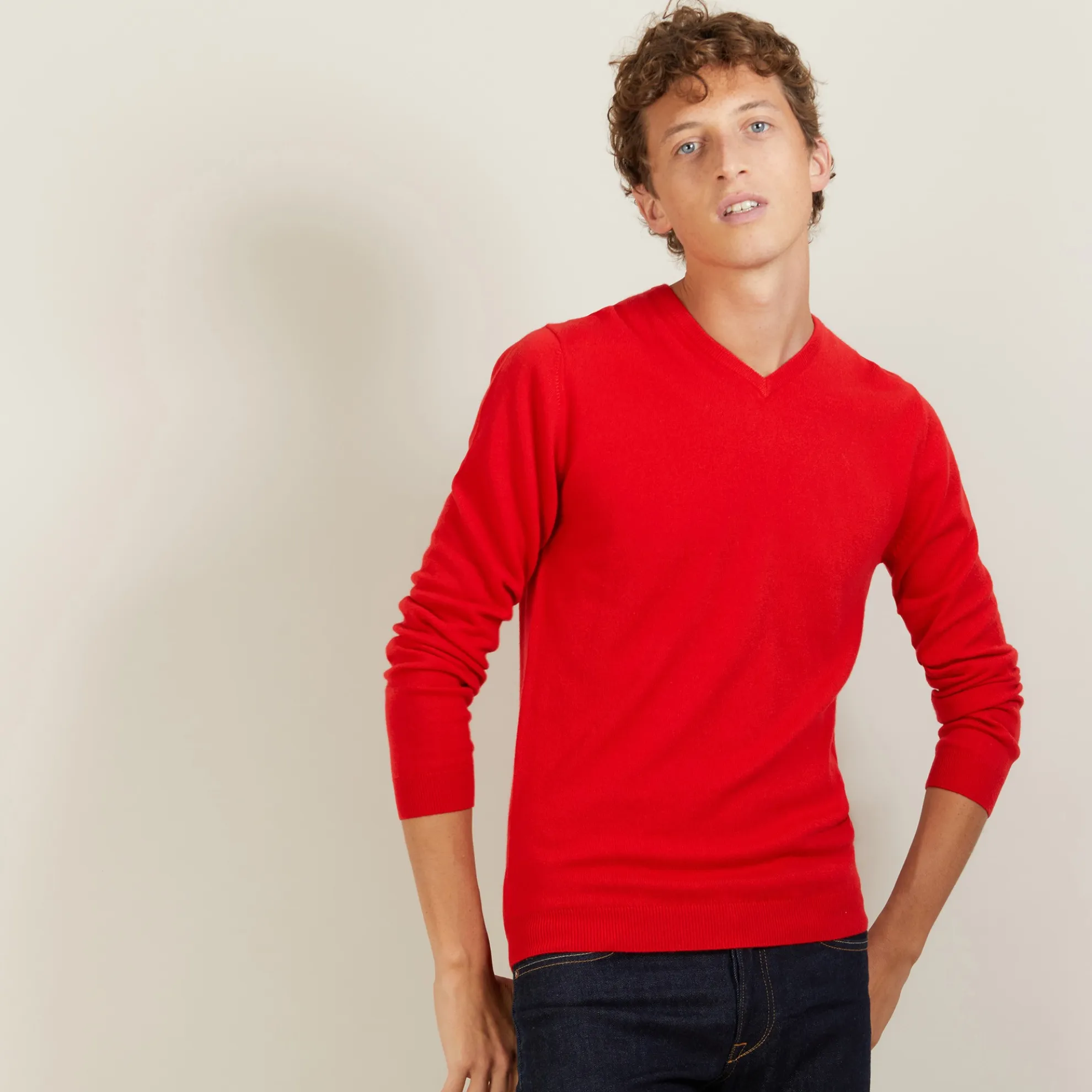 Maison Montagut Pull Col V En Cachemire - Benjamin>Homme Pulls