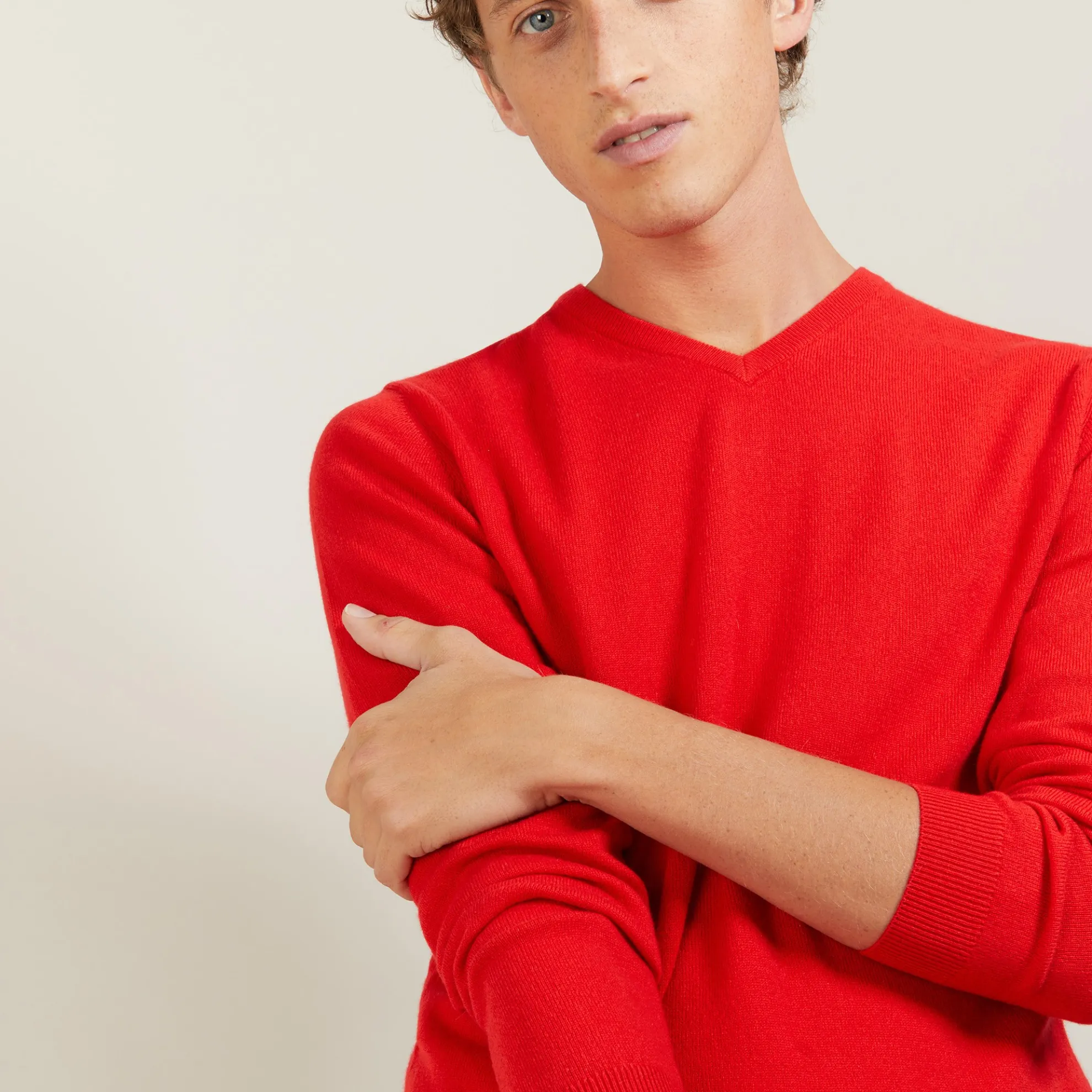 Maison Montagut Pull Col V En Cachemire - Benjamin>Homme Pulls