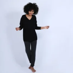 Maison Montagut Pull Col V En Cachemire - Olga><noscript><img width=