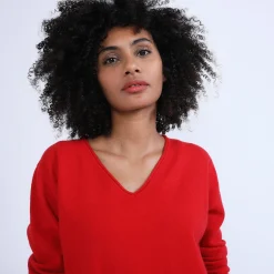 Maison Montagut Pull Col V En Cachemire - Olga><noscript><img width=