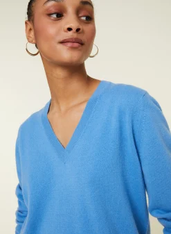 Maison Montagut Pull Col V En Cachemire - Abel><noscript><img width=