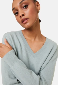 Maison Montagut Pull Col V En Cachemire - Abel><noscript><img width=