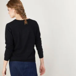 Maison Montagut Pull Col V En Cachemire - Bertille><noscript><img width=