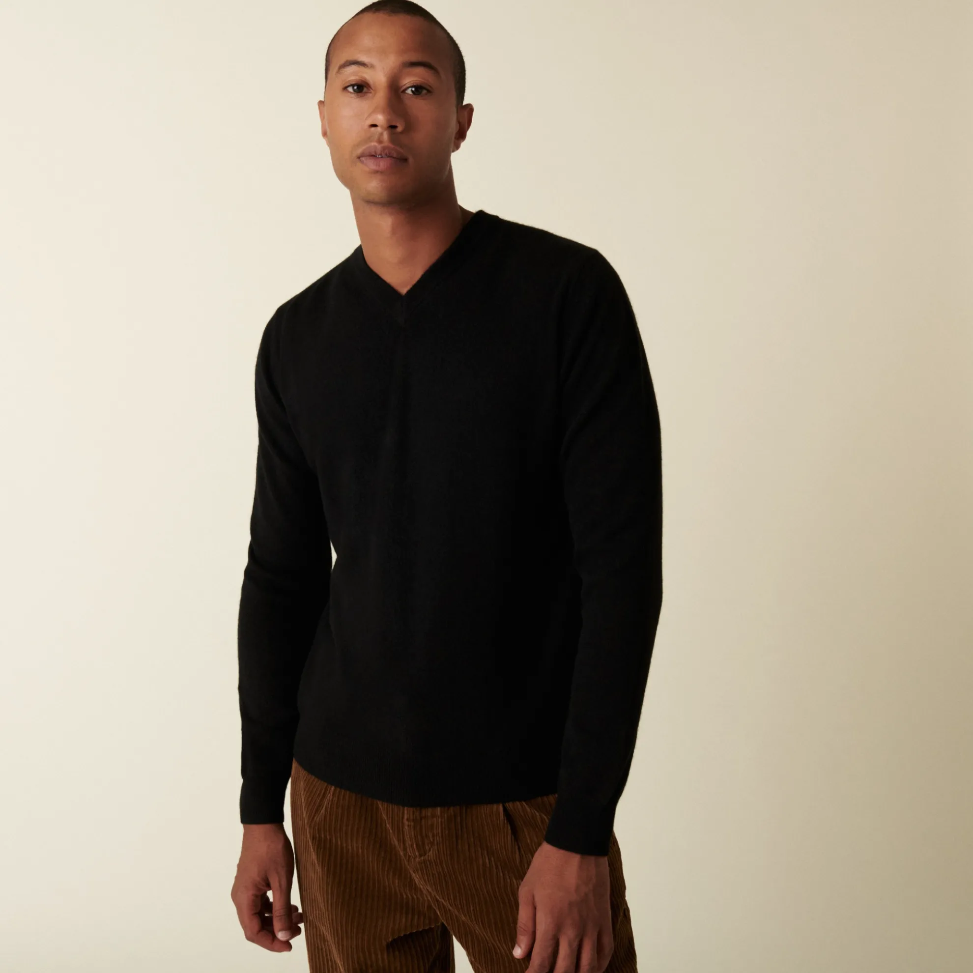 Maison Montagut Pull Col V En Cachemire - Evann>Homme Pulls