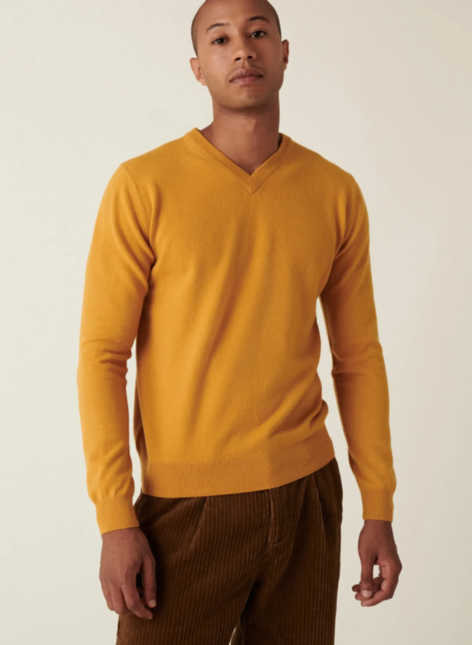 Maison Montagut Pull Col V En Cachemire - Evann>Homme Pulls