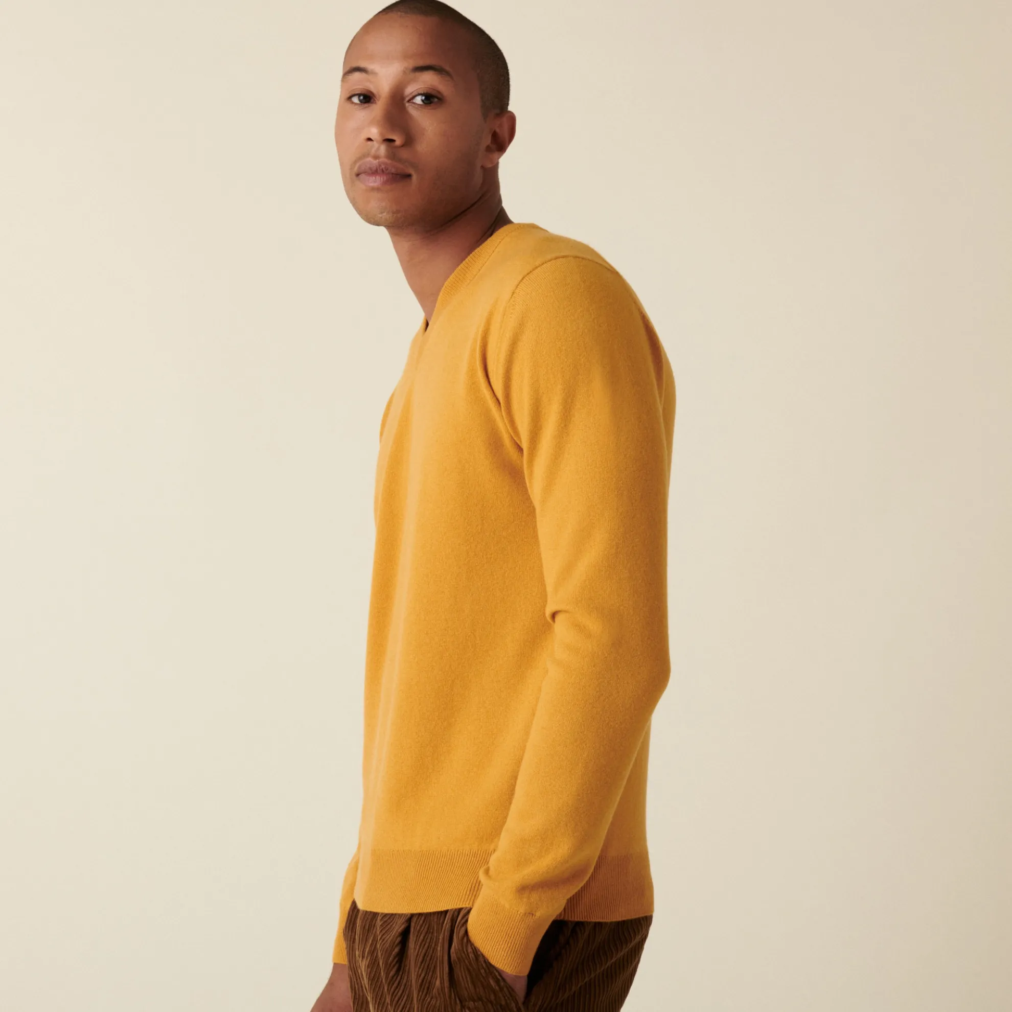 Maison Montagut Pull Col V En Cachemire - Evann>Homme Pulls