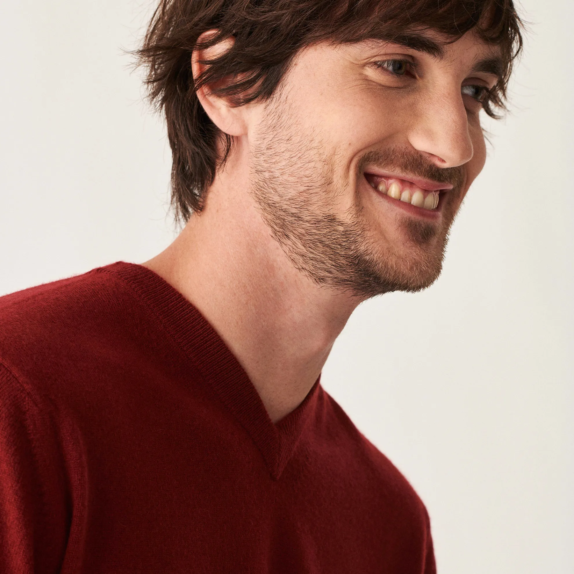 Maison Montagut Pull Col V En Cachemire - Evann>Homme Pulls