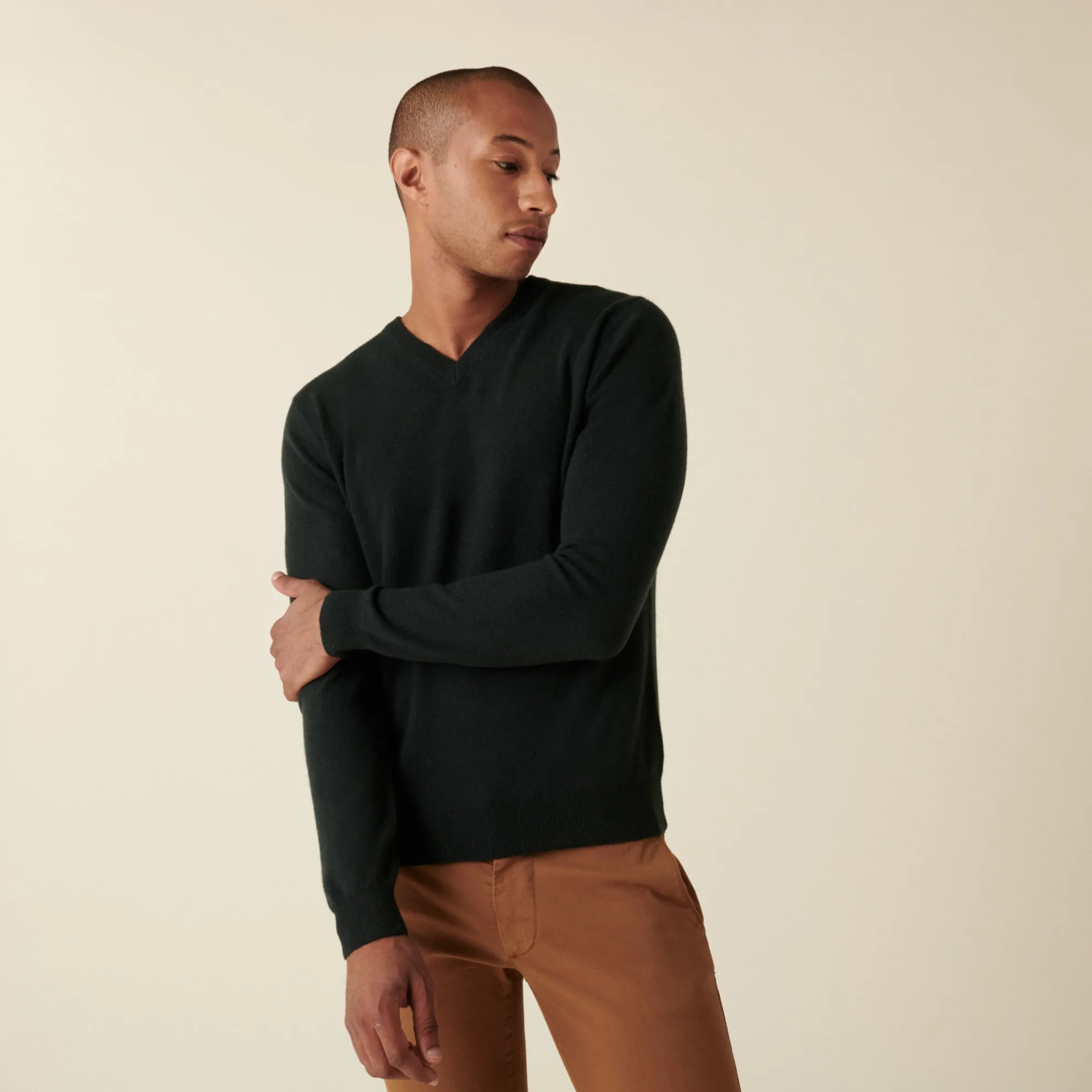 Maison Montagut Pull Col V En Cachemire - Evann>Homme Pulls