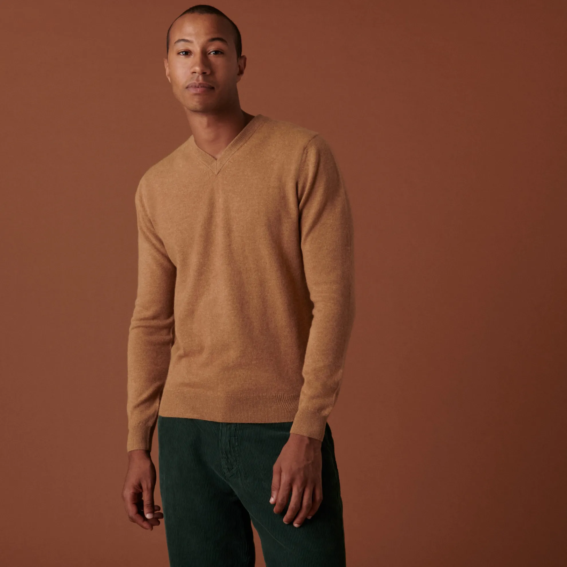 Maison Montagut Pull Col V En Cachemire - Evann>Homme Pulls