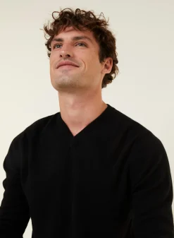 Maison Montagut Pull Col V En Cachemire - Evann><noscript><img width=