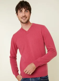 Maison Montagut Pull Col V En Cachemire - Evann><noscript><img width=