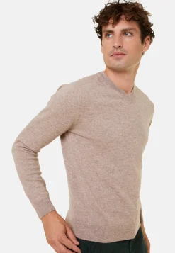 Maison Montagut Pull Col V En Cachemire - Evann><noscript><img width=