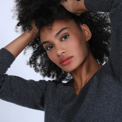 Maison Montagut Pull Col V En Cachemire - Bijou><noscript><img width=