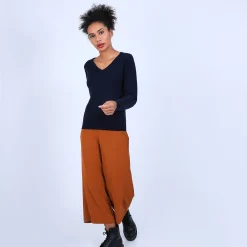 Maison Montagut Pull Col V En Cachemire - Bijou><noscript><img width=