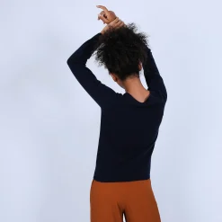 Maison Montagut Pull Col V En Cachemire - Bijou><noscript><img width=