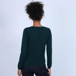 Maison Montagut Pull Col V En Cachemire - Bijou><noscript><img width=