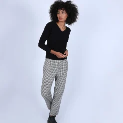 Maison Montagut Pull Col V En Cachemire - Bijou><noscript><img width=