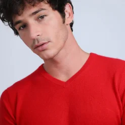 Maison Montagut Pull Col V En Cachemire - Benjamin><noscript><img width=