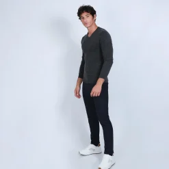 Maison Montagut Pull Col V En Cachemire - Benjamin><noscript><img width=