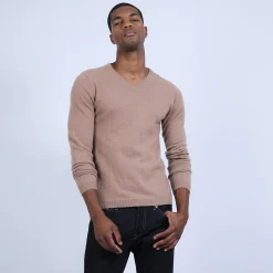 Maison Montagut Pull Col V En Cachemire - Benjamin><noscript><img width=