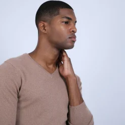 Maison Montagut Pull Col V En Cachemire - Benjamin><noscript><img width=