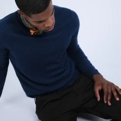 Maison Montagut Pull Col V En Cachemire - Benjamin><noscript><img width=