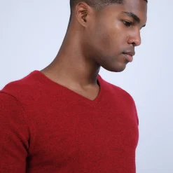 Maison Montagut Pull Col V En Cachemire - Benjamin><noscript><img width=