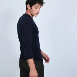 Maison Montagut Pull Col V En Cachemire - Benjamin><noscript><img width=