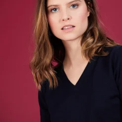 Maison Montagut Pull Col V En Laine - Baobab><noscript><img width=