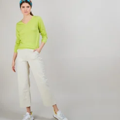 Maison Montagut Pull Col V En Laine - Baobab><noscript><img width=