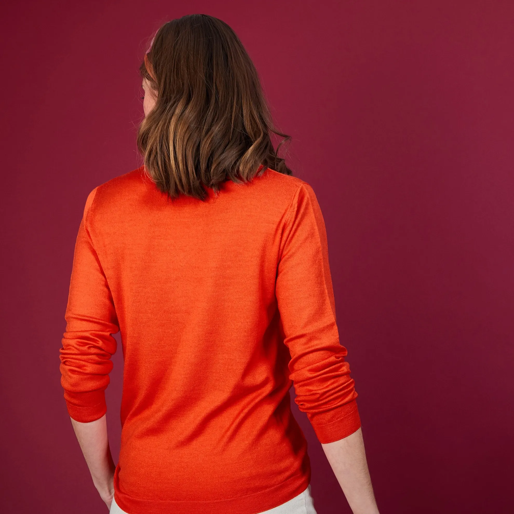 Maison Montagut Pull Col V En Laine - Baobab>Femme Pulls